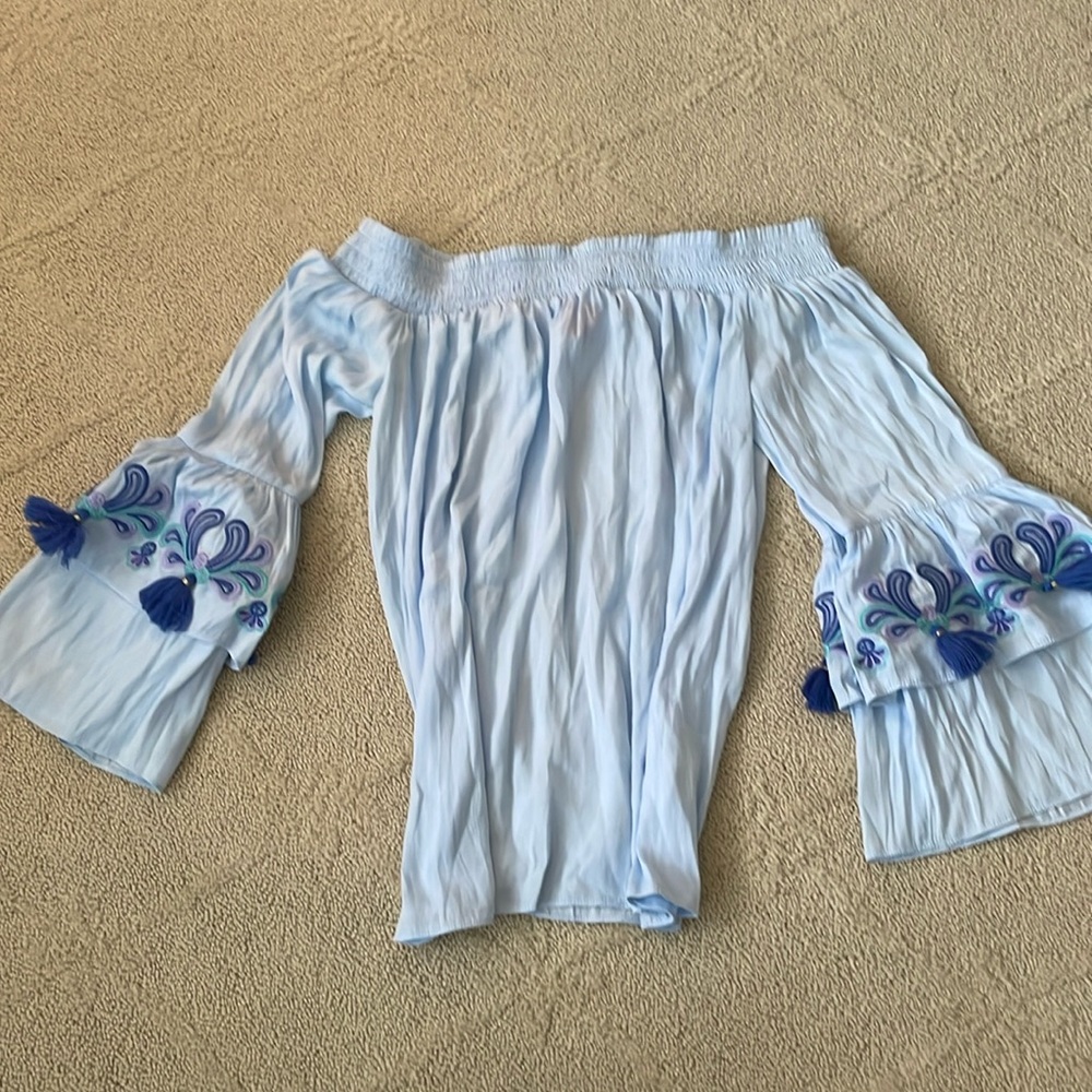 Lilly Pulitzer blue top size S